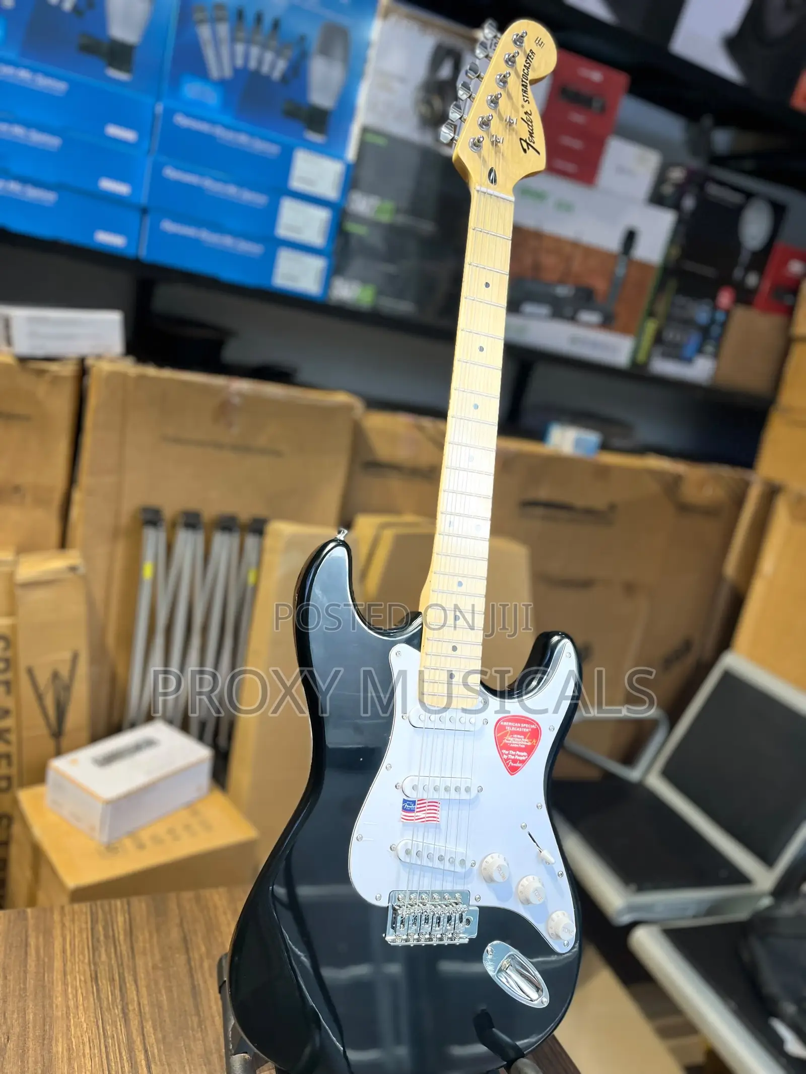 Fender Electric Lead Guitar (Black Color)