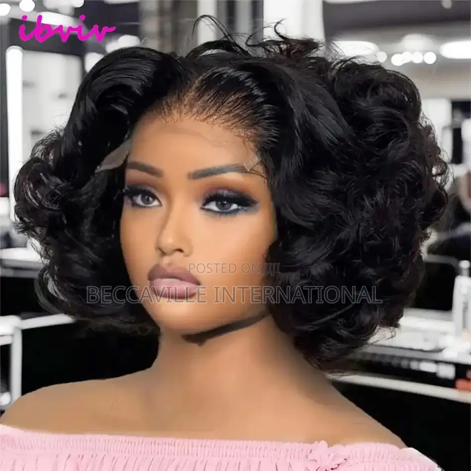 12” Super Double Drawn Bouncy Wig With 4by4 Closure