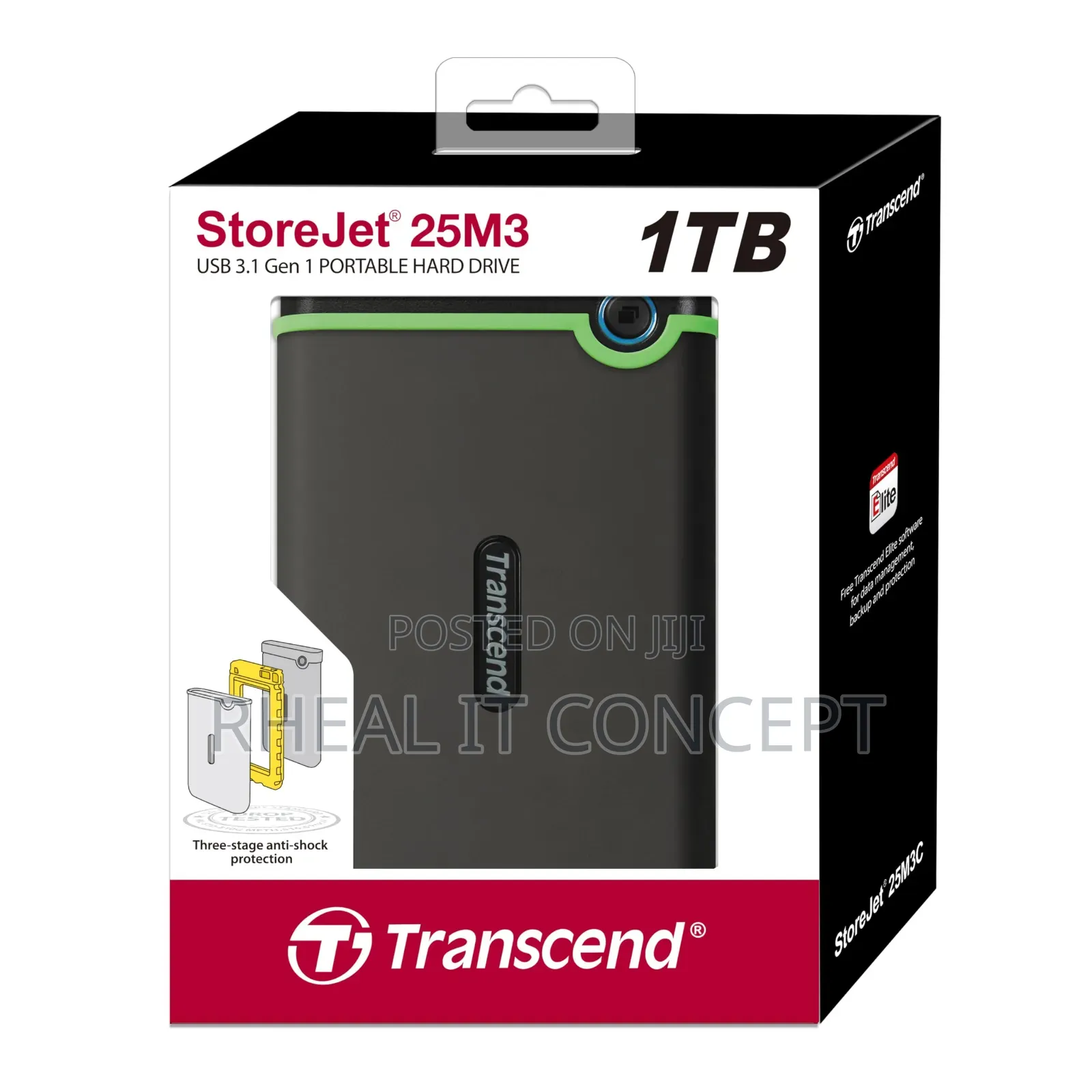 Transcend External Hard Drive 1TB