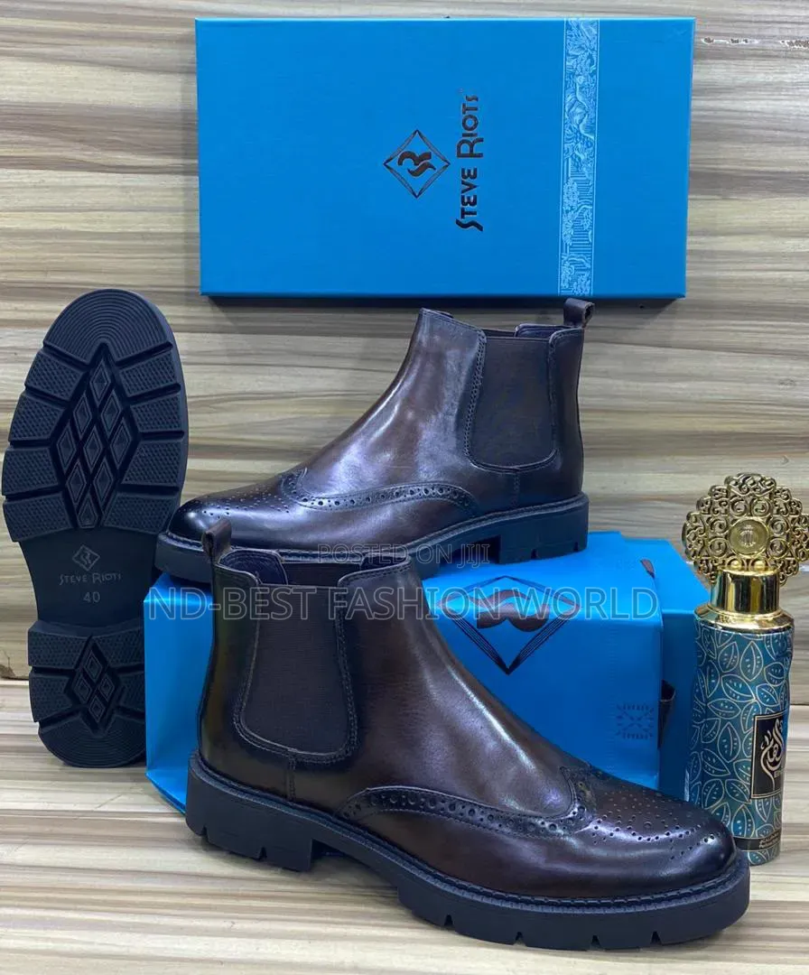 Steve Riot Leather Boots