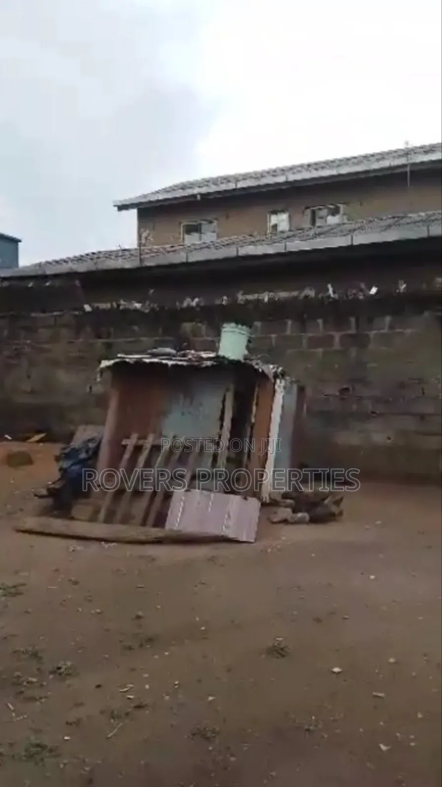 A Full Plot of Land With Demolished Structure on It