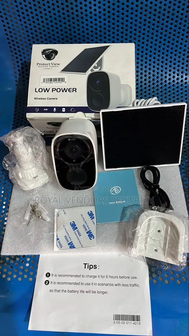 Wireless CCTV Camera With Inbuilt/Rechargble Batterry and Solar Panel