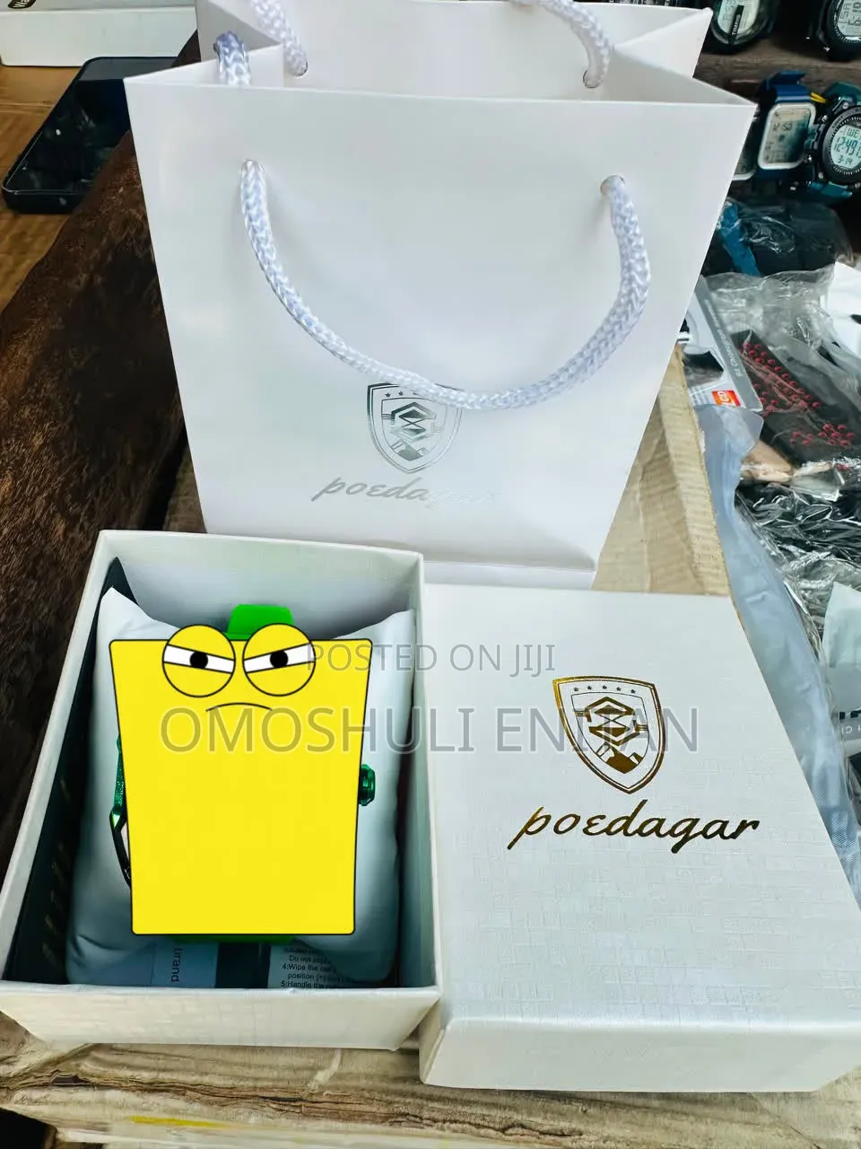 Poedagar Chronographic Silicone Rubber Watch