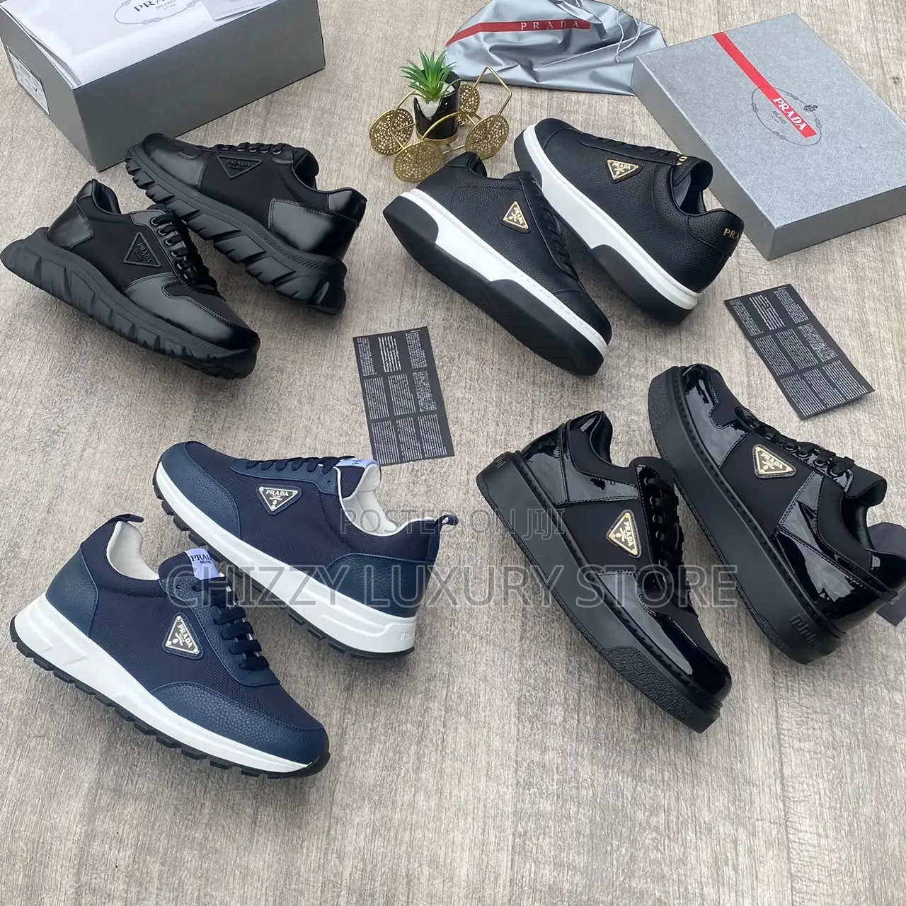 Prada Milano Quality Luxury Men Sneakers
