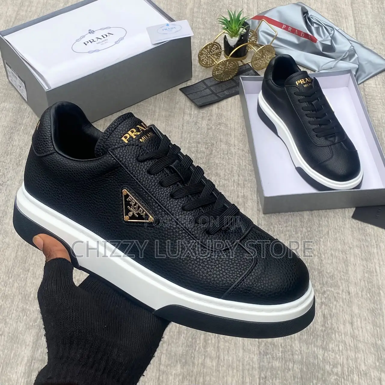 Prada Milano Quality Luxury Men Sneakers