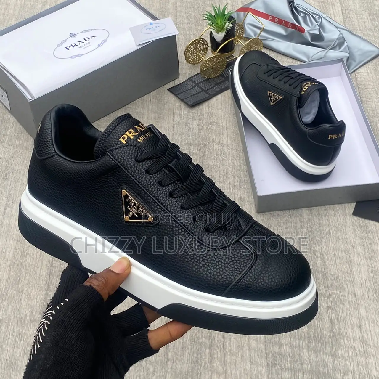 Prada Milano Quality Luxury Men Sneakers