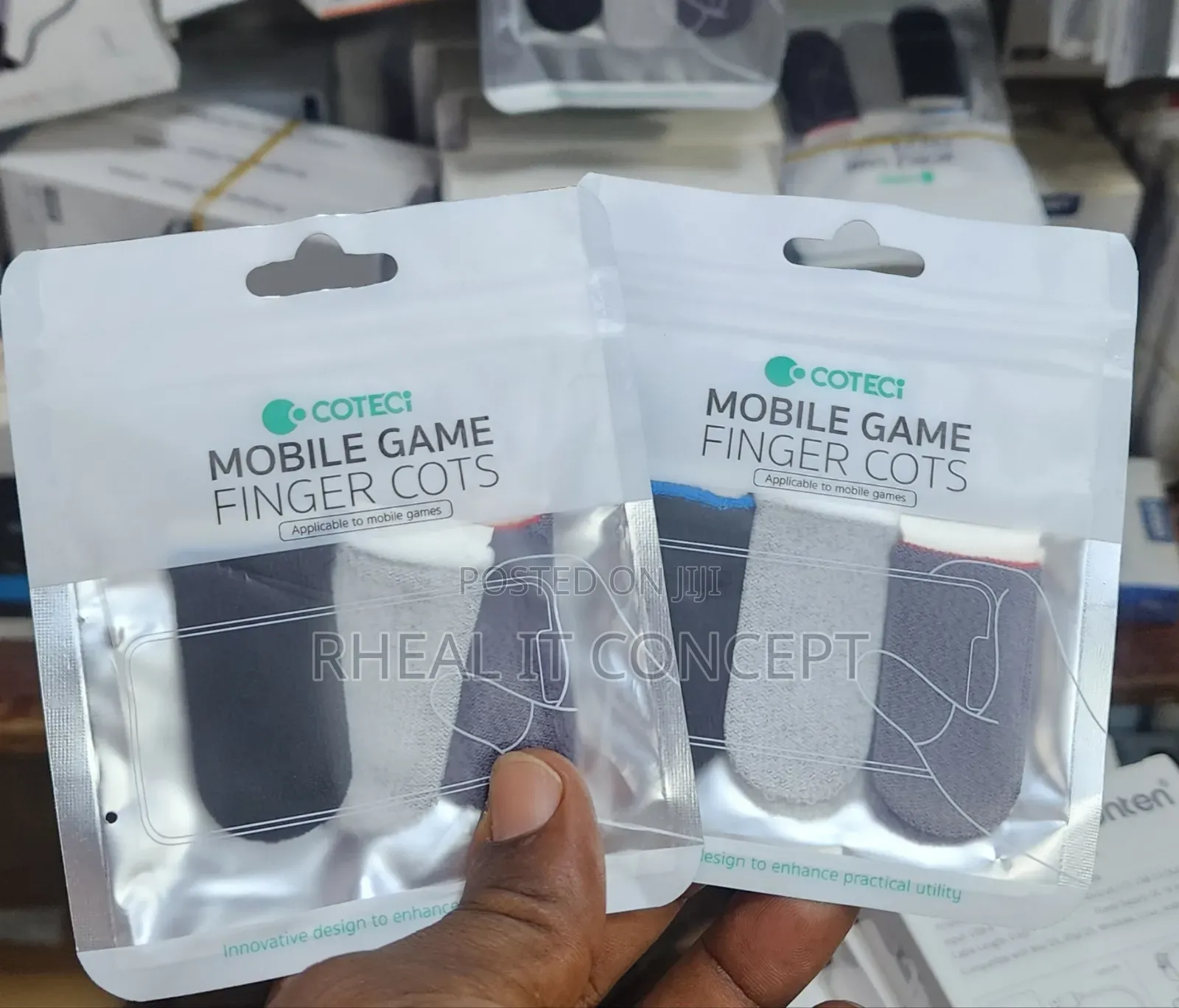6 in 1 Mobile Gaming Thumb Sleeves Finger Cots