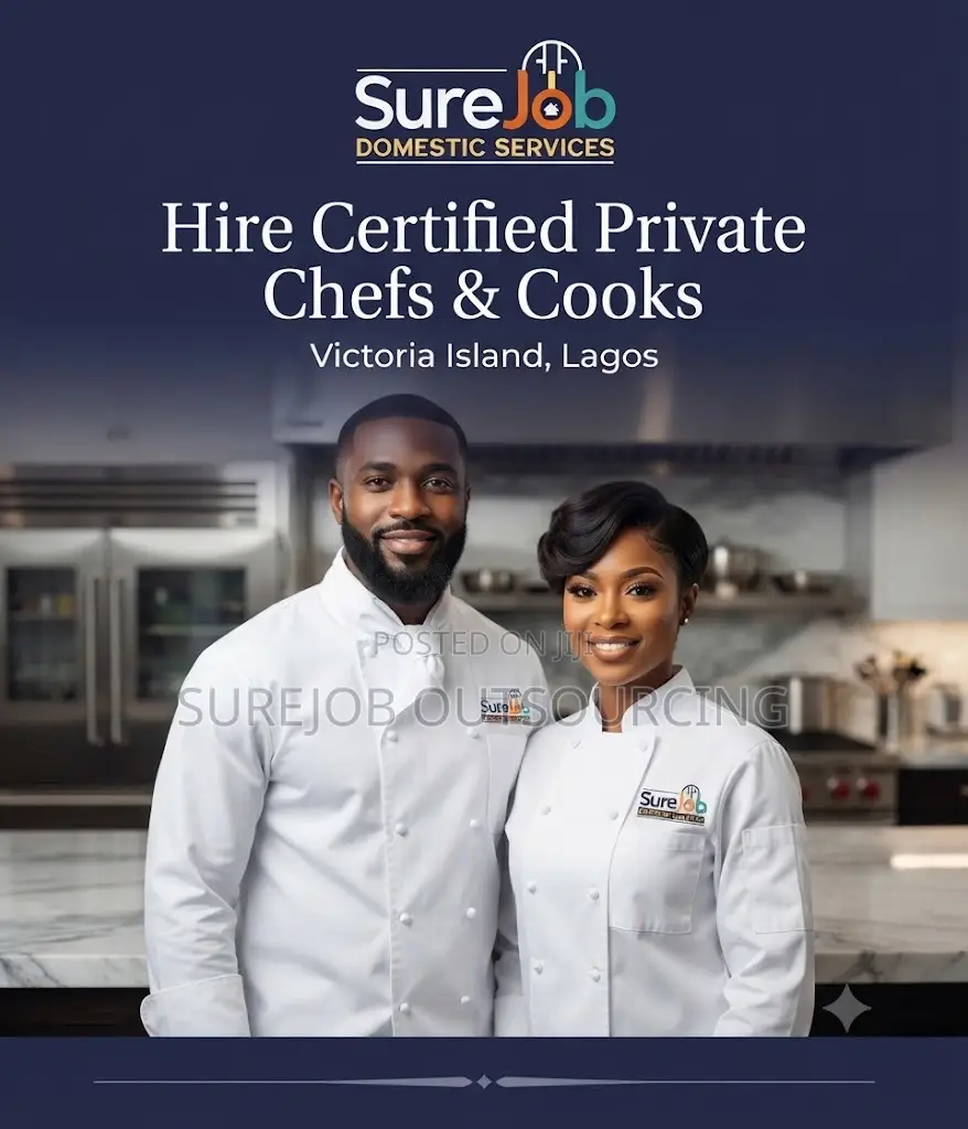 Hire Certified Private Chefs Cooks in Victoria Island | SureJob