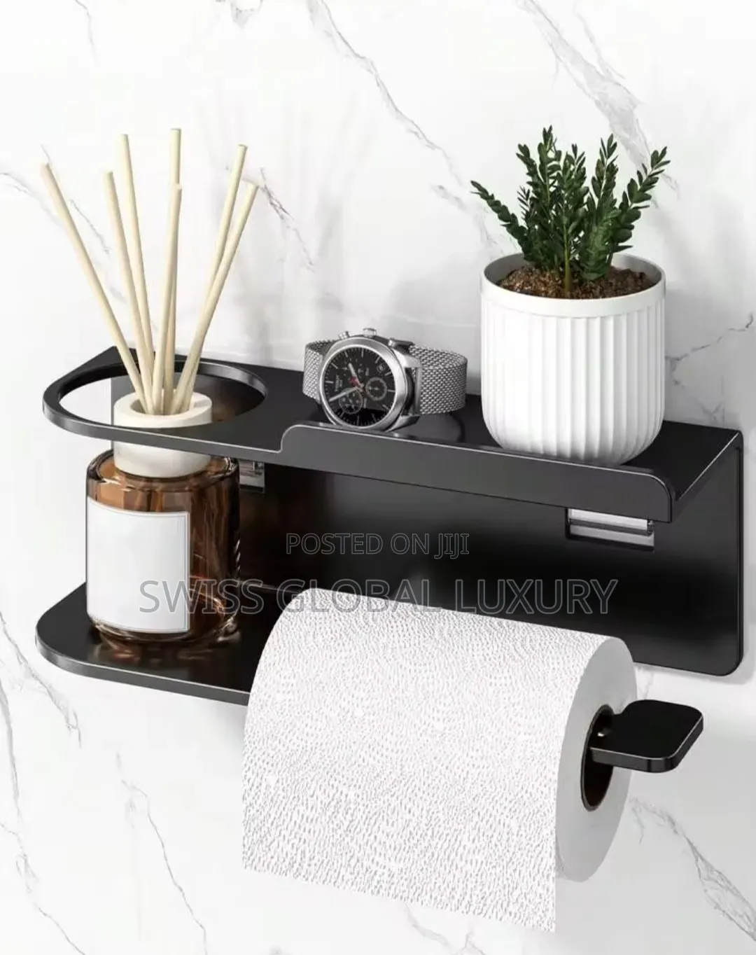 Wall-Mounted Tissue Paper Holder, Can Be Used as Bathroom Fragrance.
