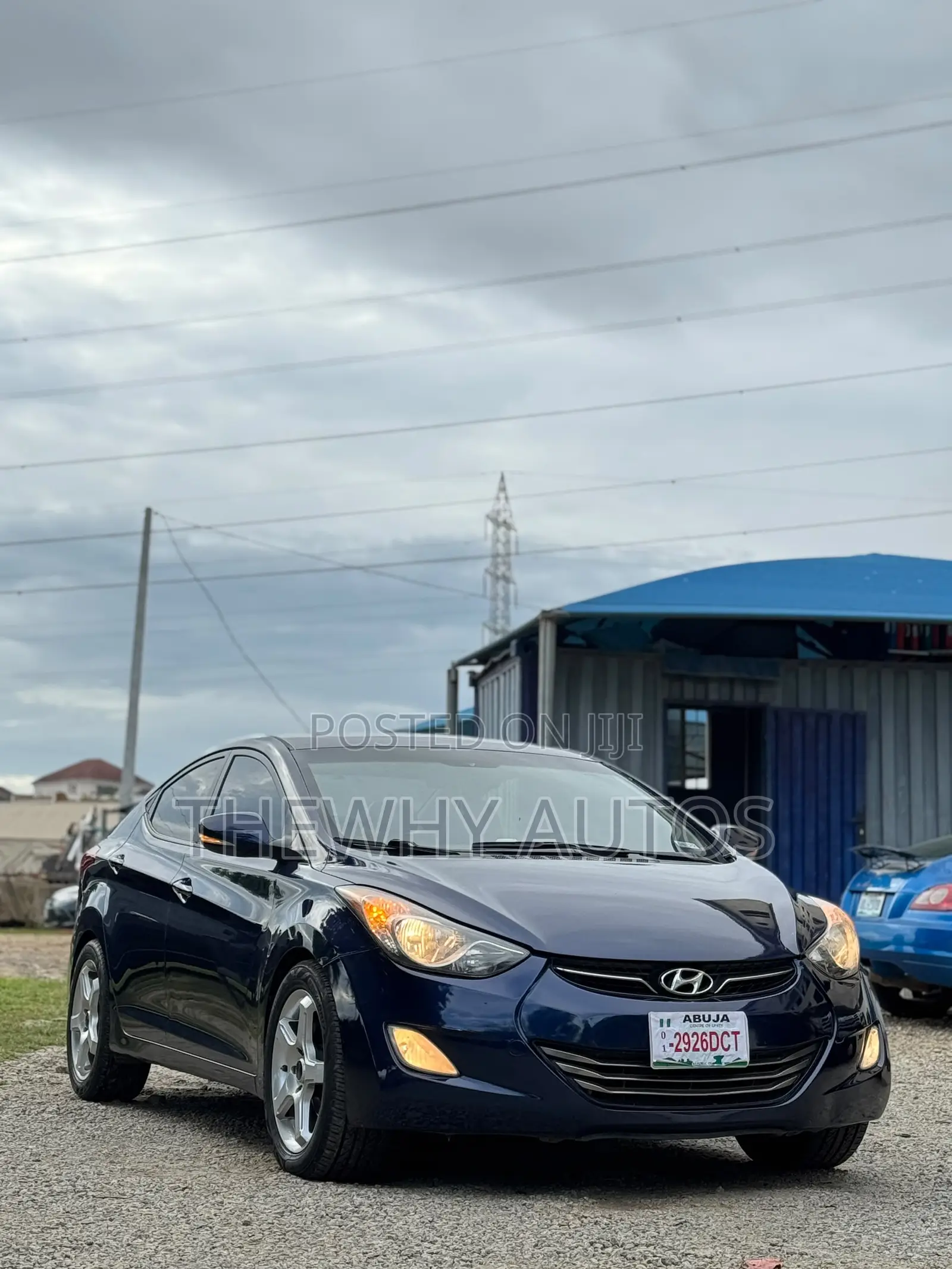 Hyundai Elantra Limited 2012 Blue