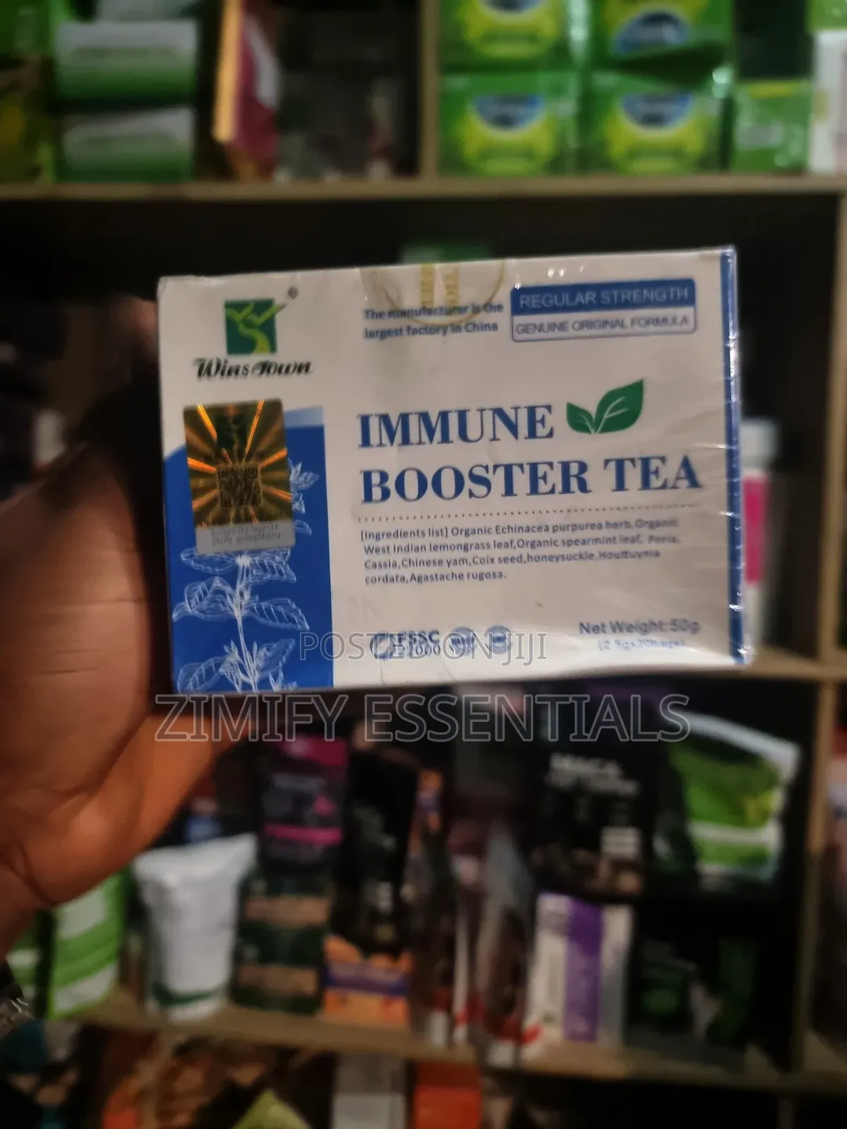 Wins Town Immune Booster Tea Regular Strength
