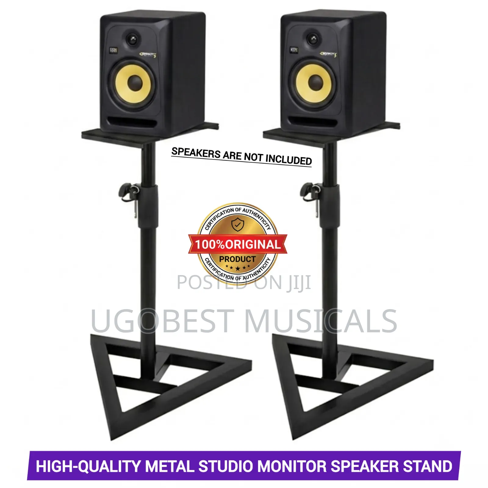 High-Quality Adjustable Metal Studio Monitor Speaker Stand