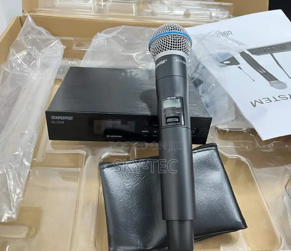 Original Professional Shure 1-Handle Wireless Microphone
