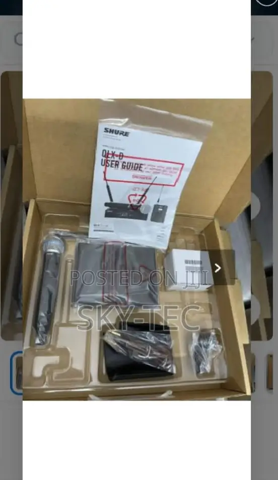 Original Professional Shure 1-Handle Wireless Microphone