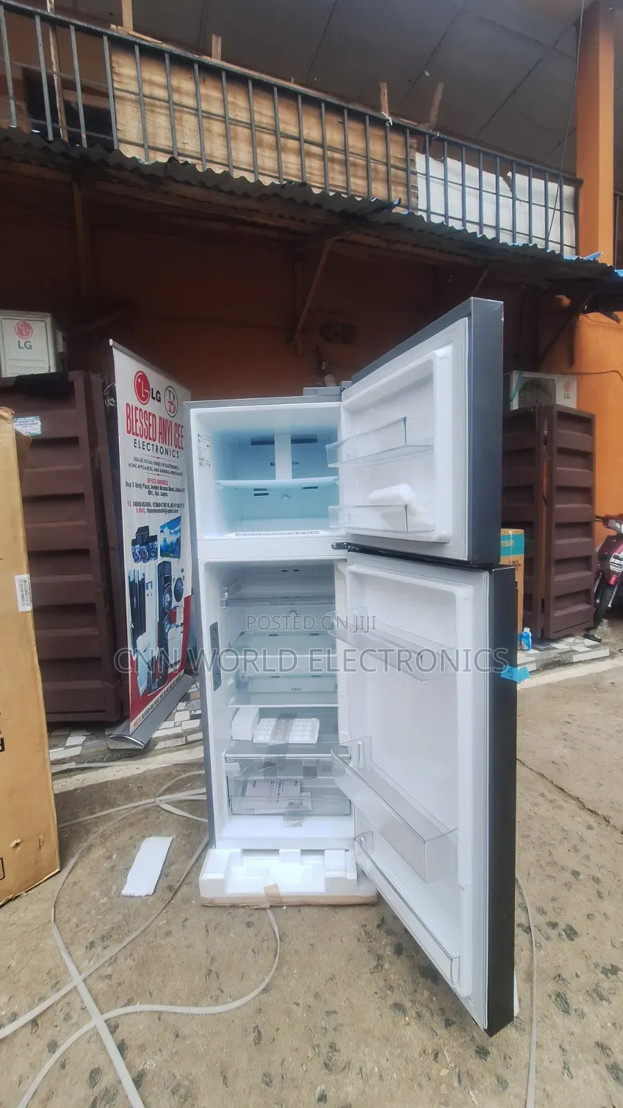 New LG 263L Inverter Double Door Fridge Super Cooling Warranty 2years