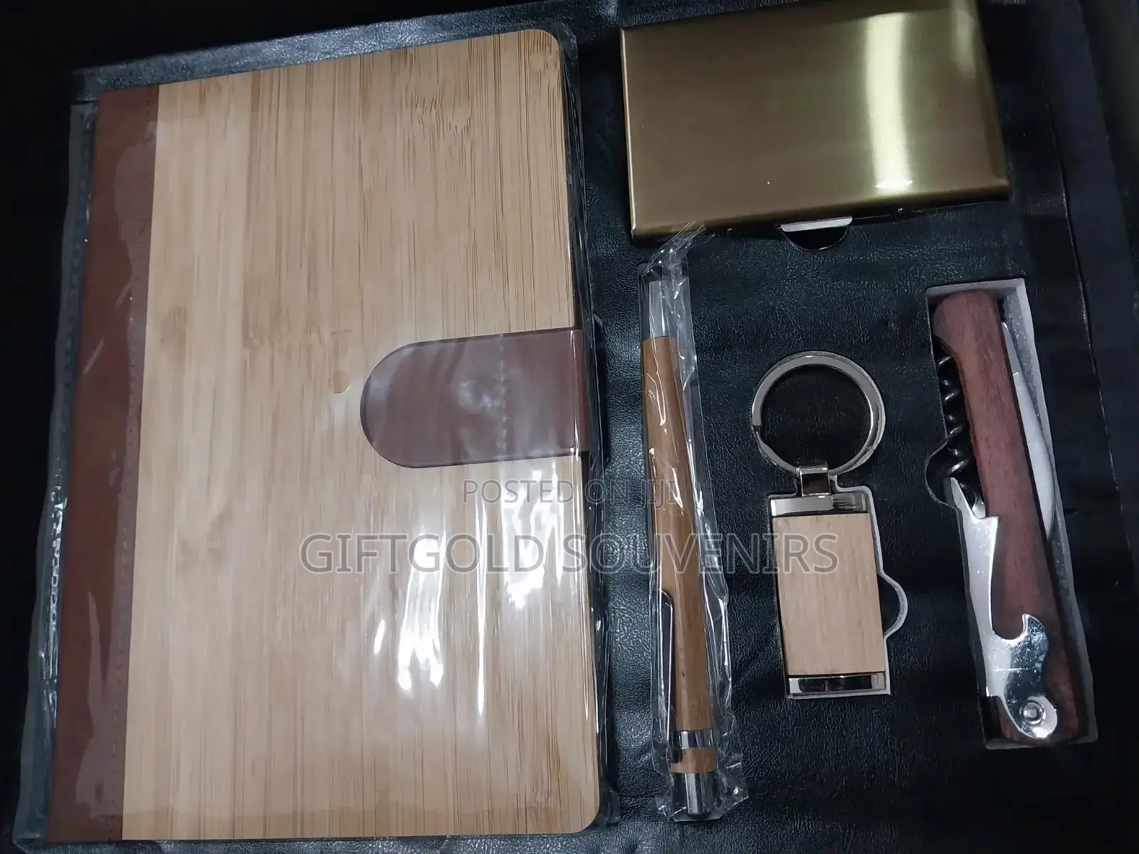 5 in 1 Wooden Promotional Corporate Gift Set