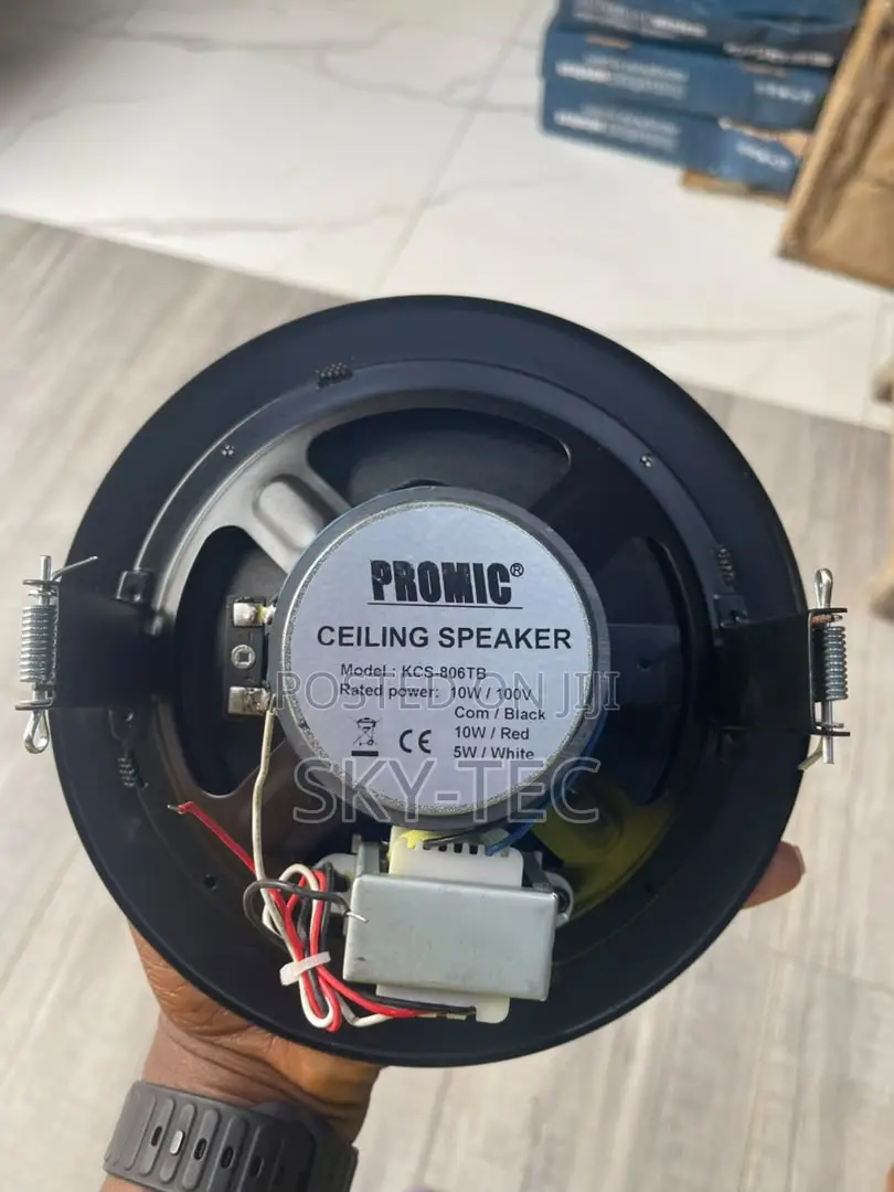 Promic Black Colour Ceiling Speaker