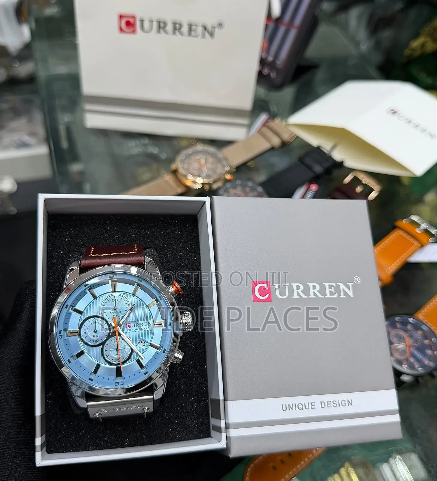 Curren 8355 Chronograph, Waterproof Unisex Wristwatch