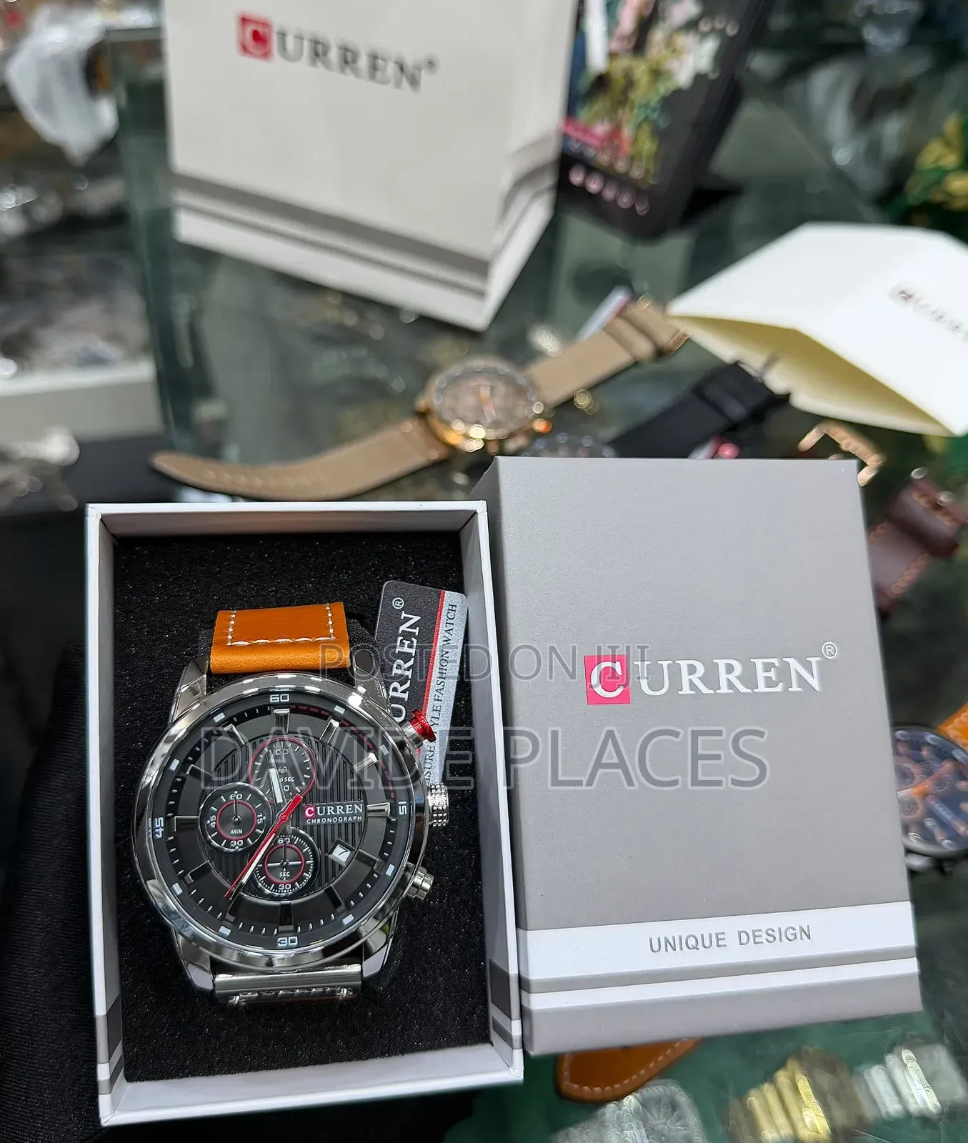 Curren 8355 Chronograph, Waterproof Unisex Wristwatch