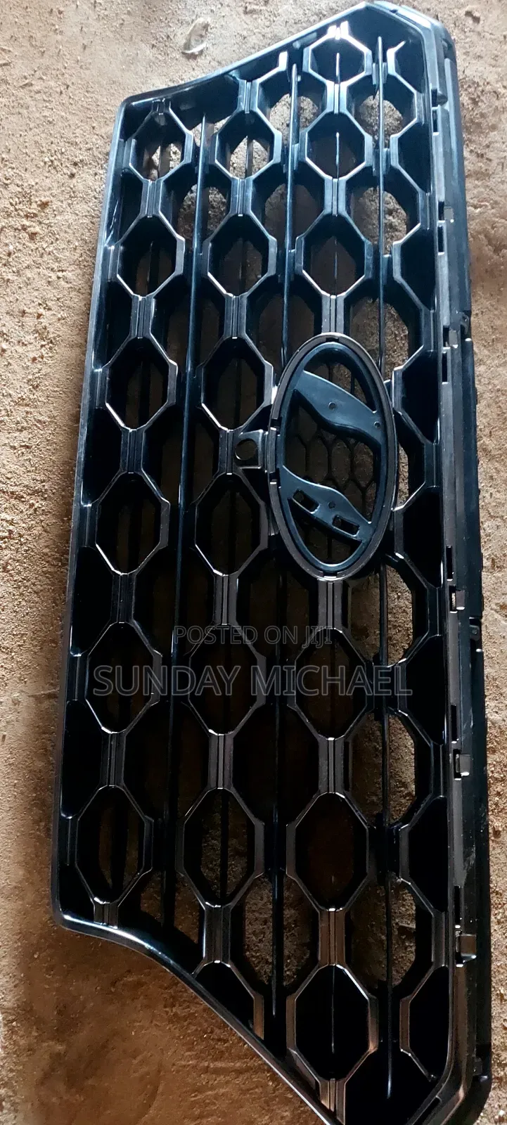 Front Grille Hyundai Santa Fe 2019 Camera Type