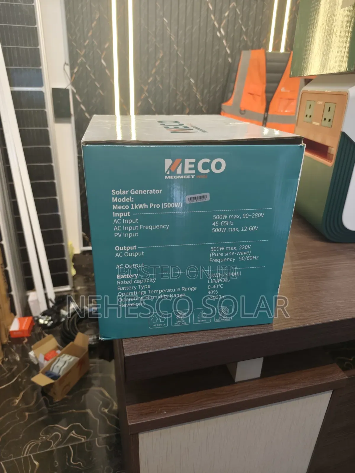 MECO 500W Solar Generator – Reliable Backup Power for Home Office