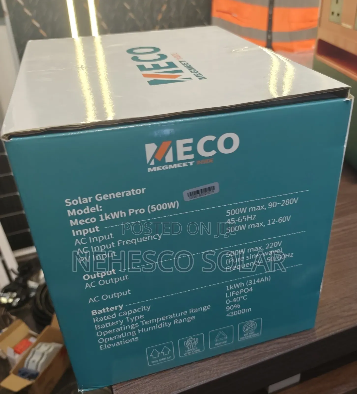 No Noise, No Fuel! MECO 500W Solar Generator for Smart Homes