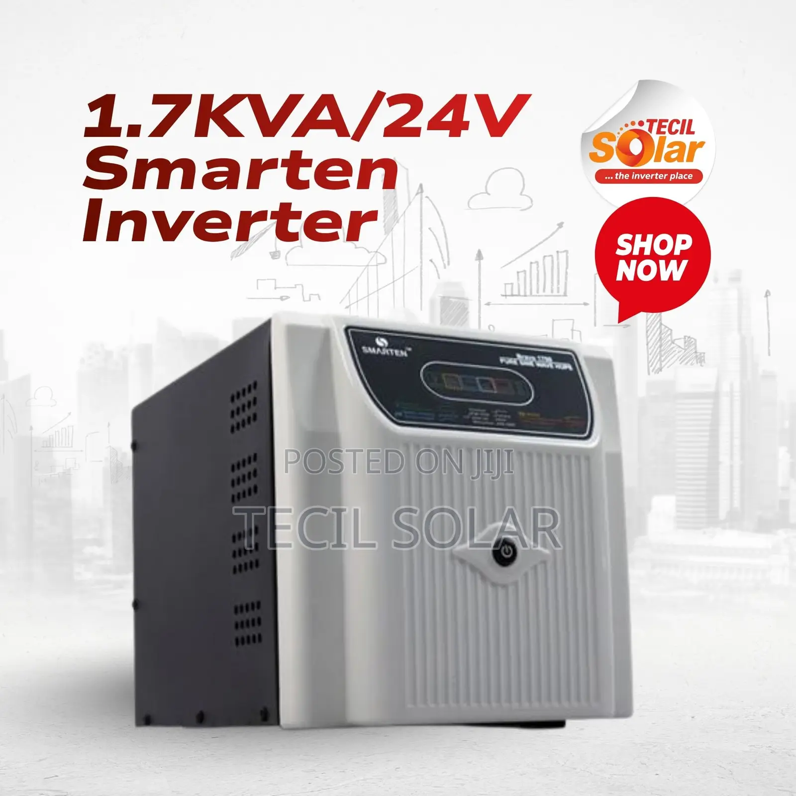 1.7kva/24v Smarten Inverter