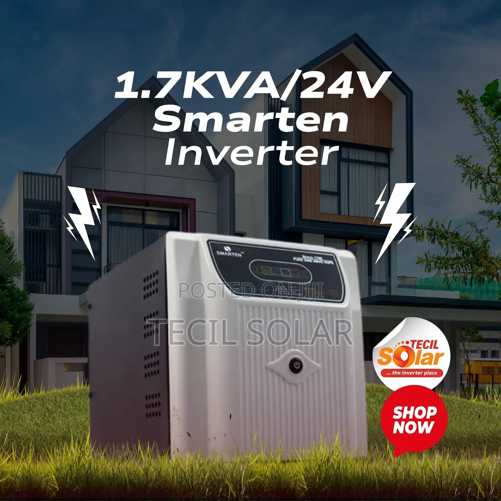 1.7kva/24v Smarten Inverter