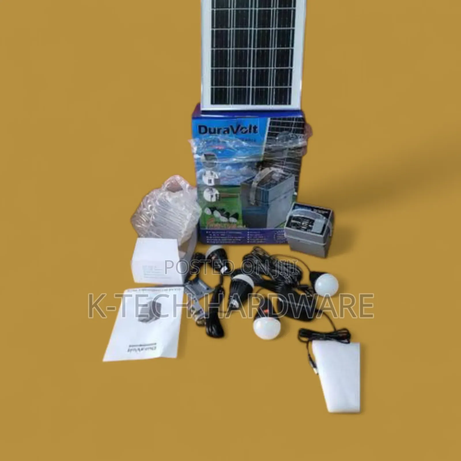 Duravolt 4 in 1 SRP-1245 Solar Rechargeable Kit With Solar Panel
