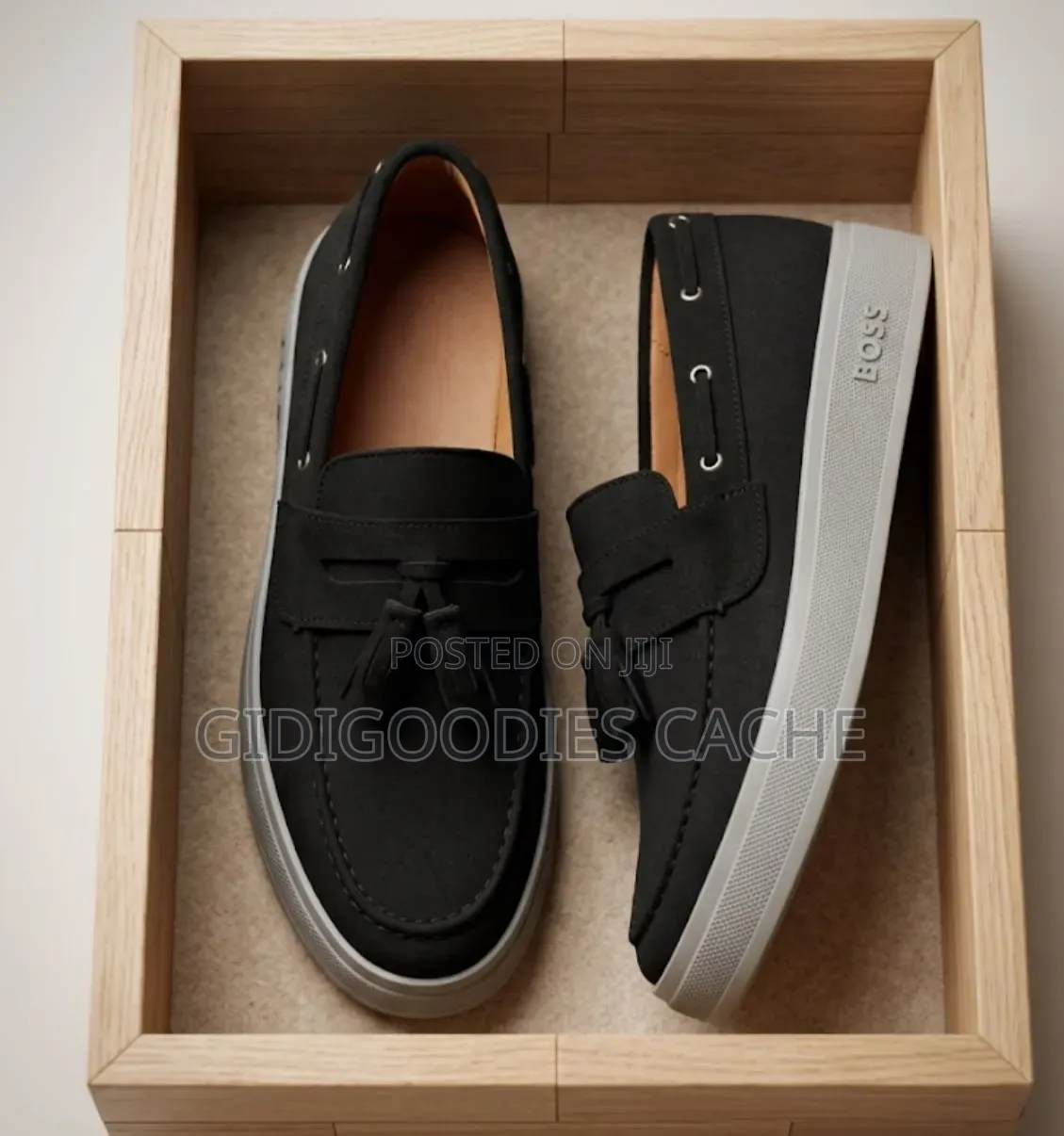 Men's Tassel Slip-on Loafers Blue/Black/Brown Size 40-46
