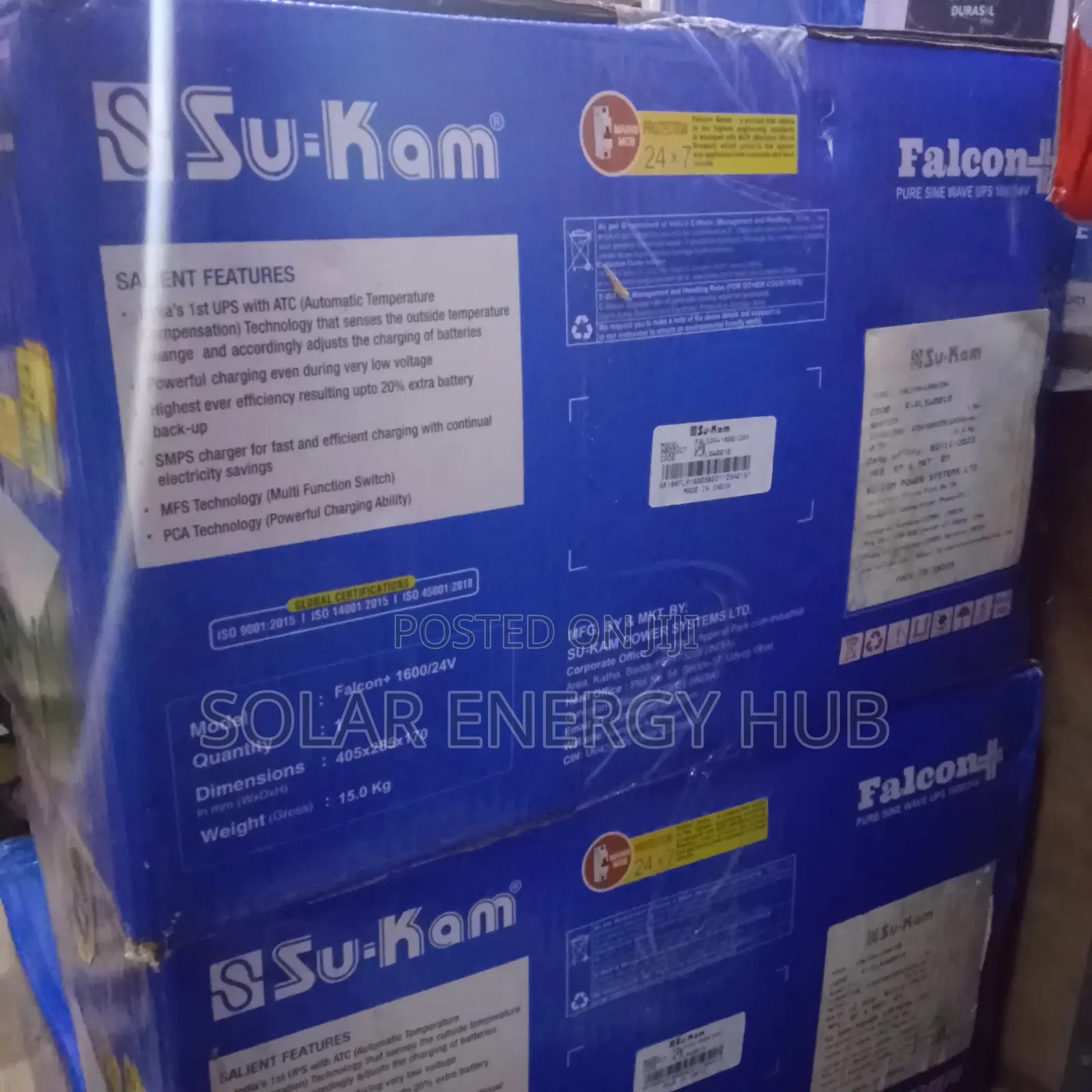 1.6kva/24v Su-Kam Inverter