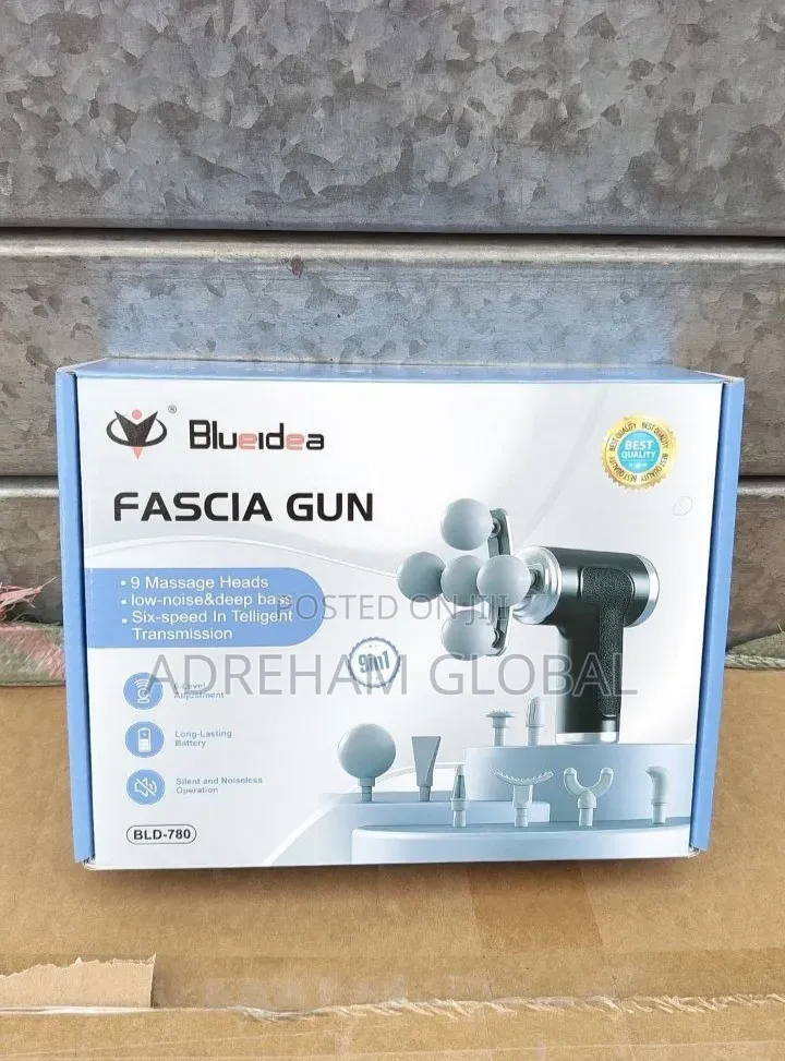 Blue Idea Massage Gun 9in 1 (780) With 9 Massage Head
