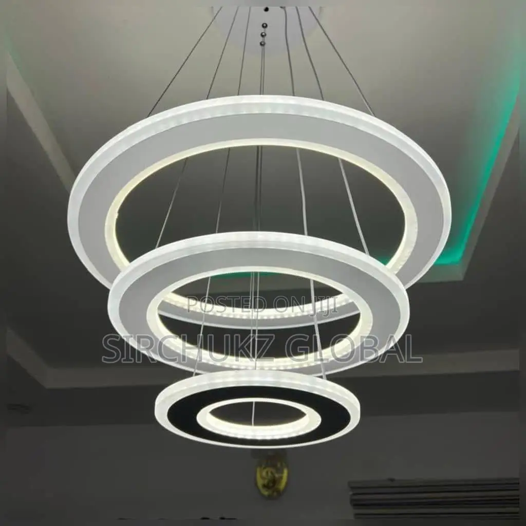 3-Ring LED Chandelier Pendant Light