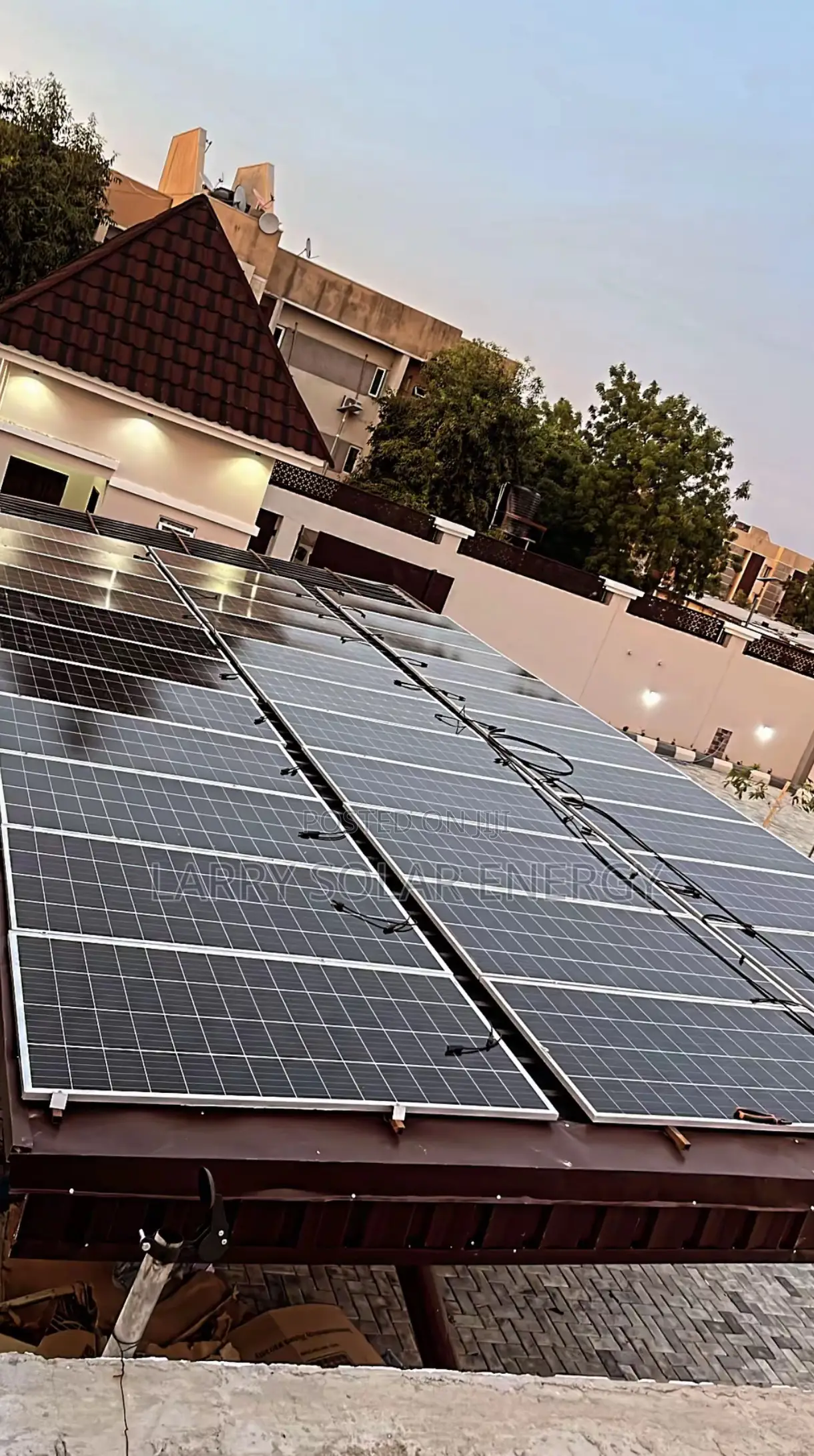 10kva by 2 Pics of 15kwh Felicity Lithium Battery Solar Installation