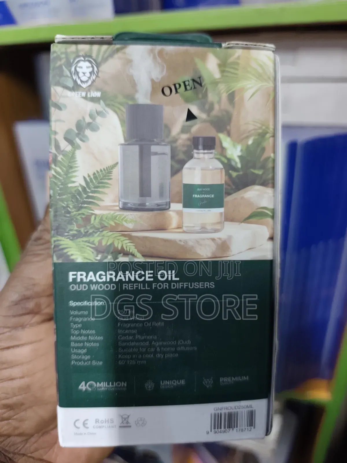 Green Lion Fragrance Oil Wood/ Refill for Diffuser
