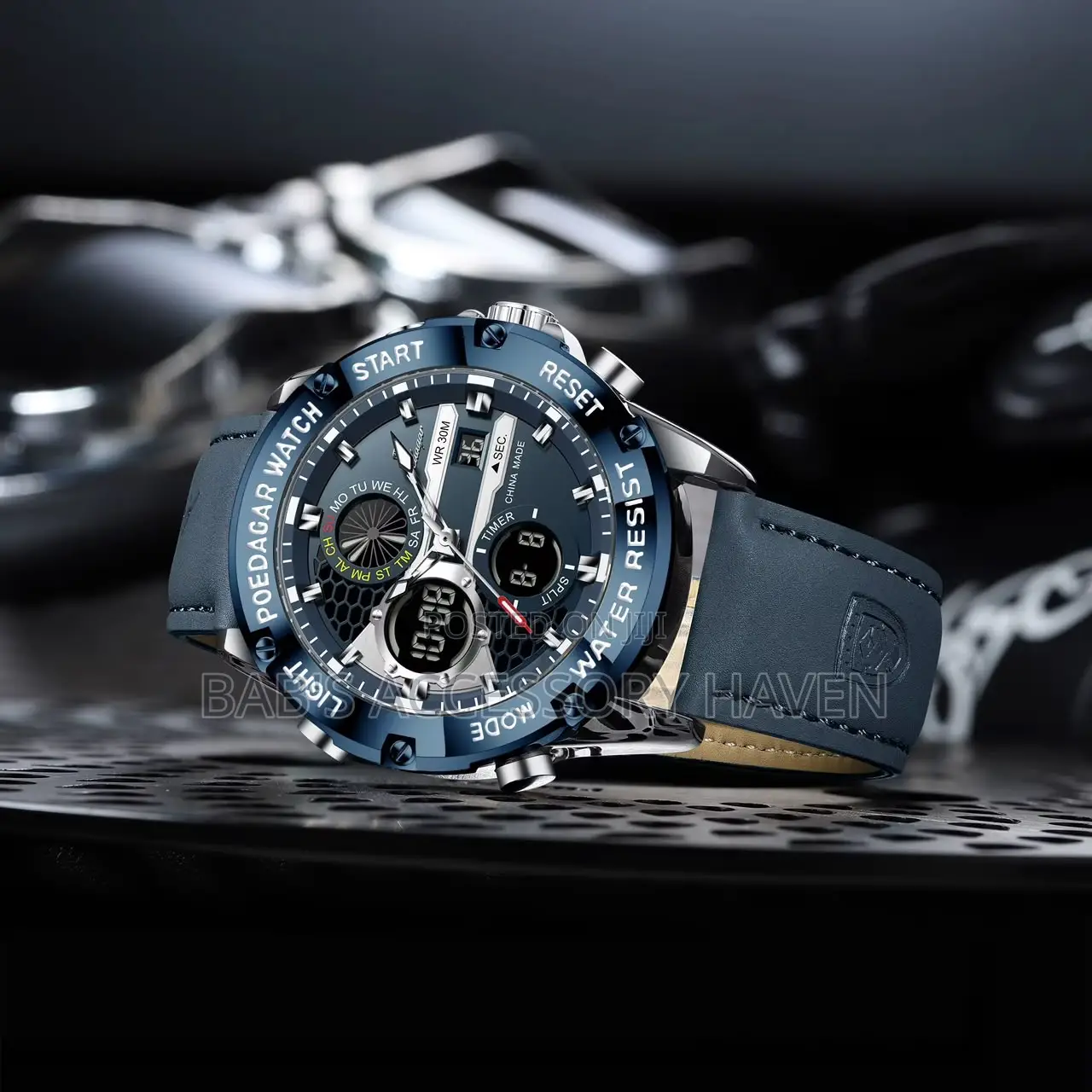 Poedagar Leather Watch