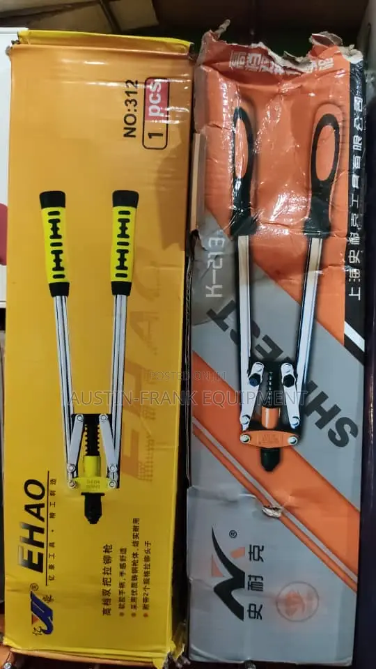 Heavy-Duty Double-Handle Hand Riveter.