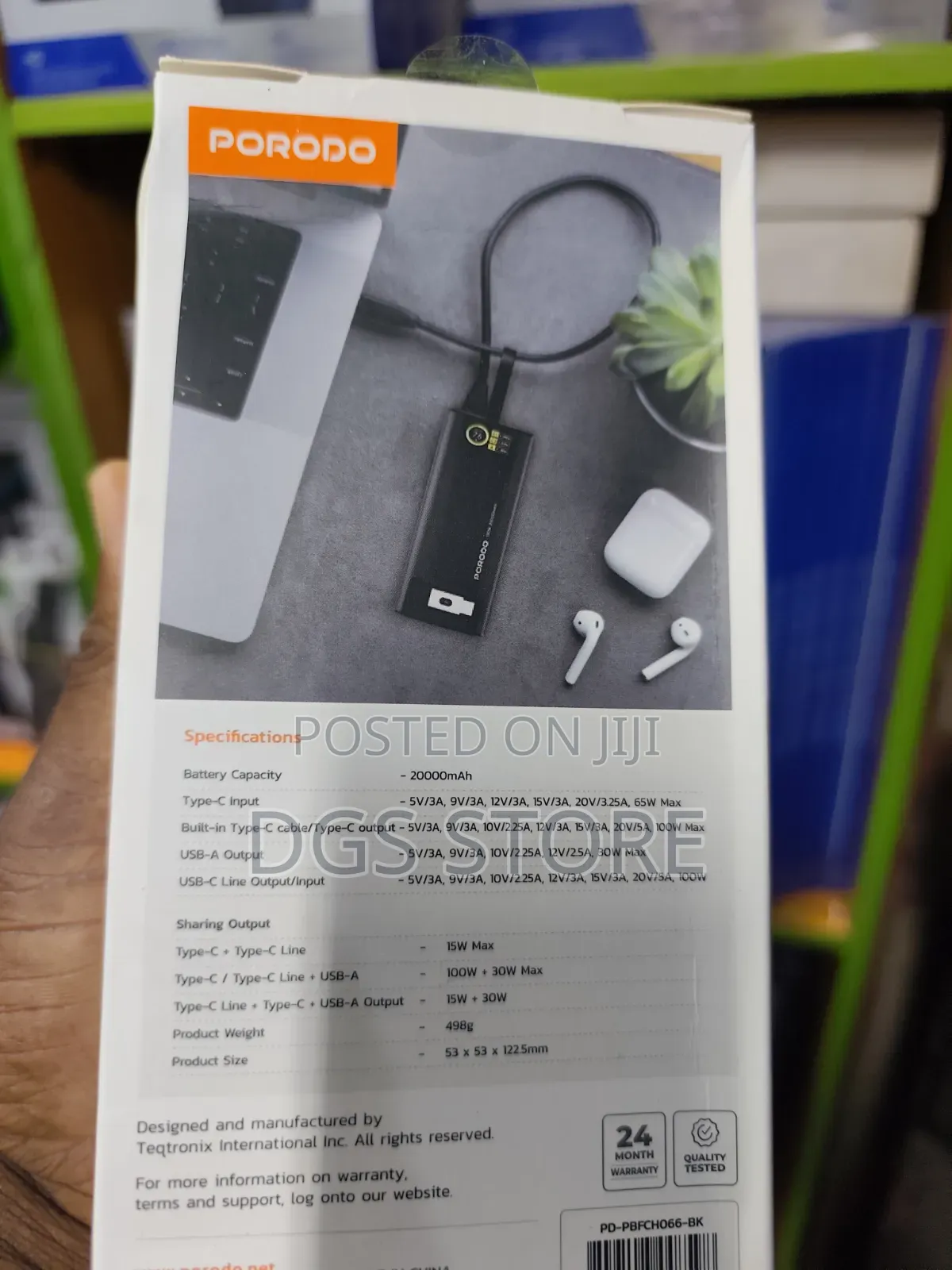 Porodo Pb066 20,000mah 130w Power Bank