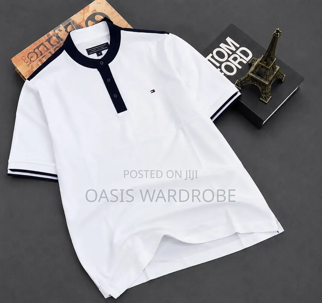 Tommy Hilfiger Bishop Collar Design T-Shirts