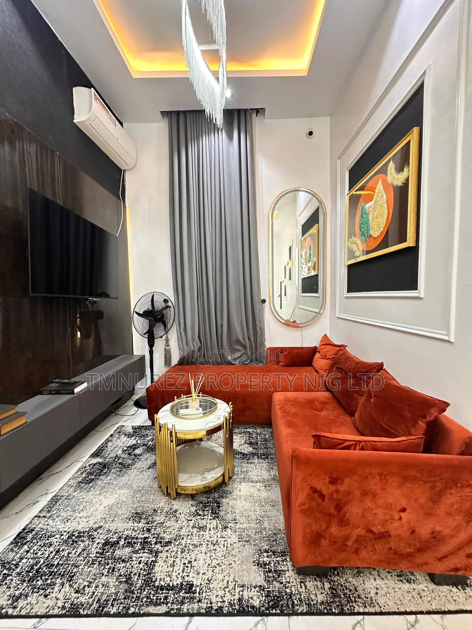 Furnished 4bdrm Duplex in Chevron for rent