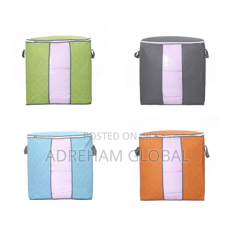 Thickened Fabric Storage Bag With Clear Window Large Capacity