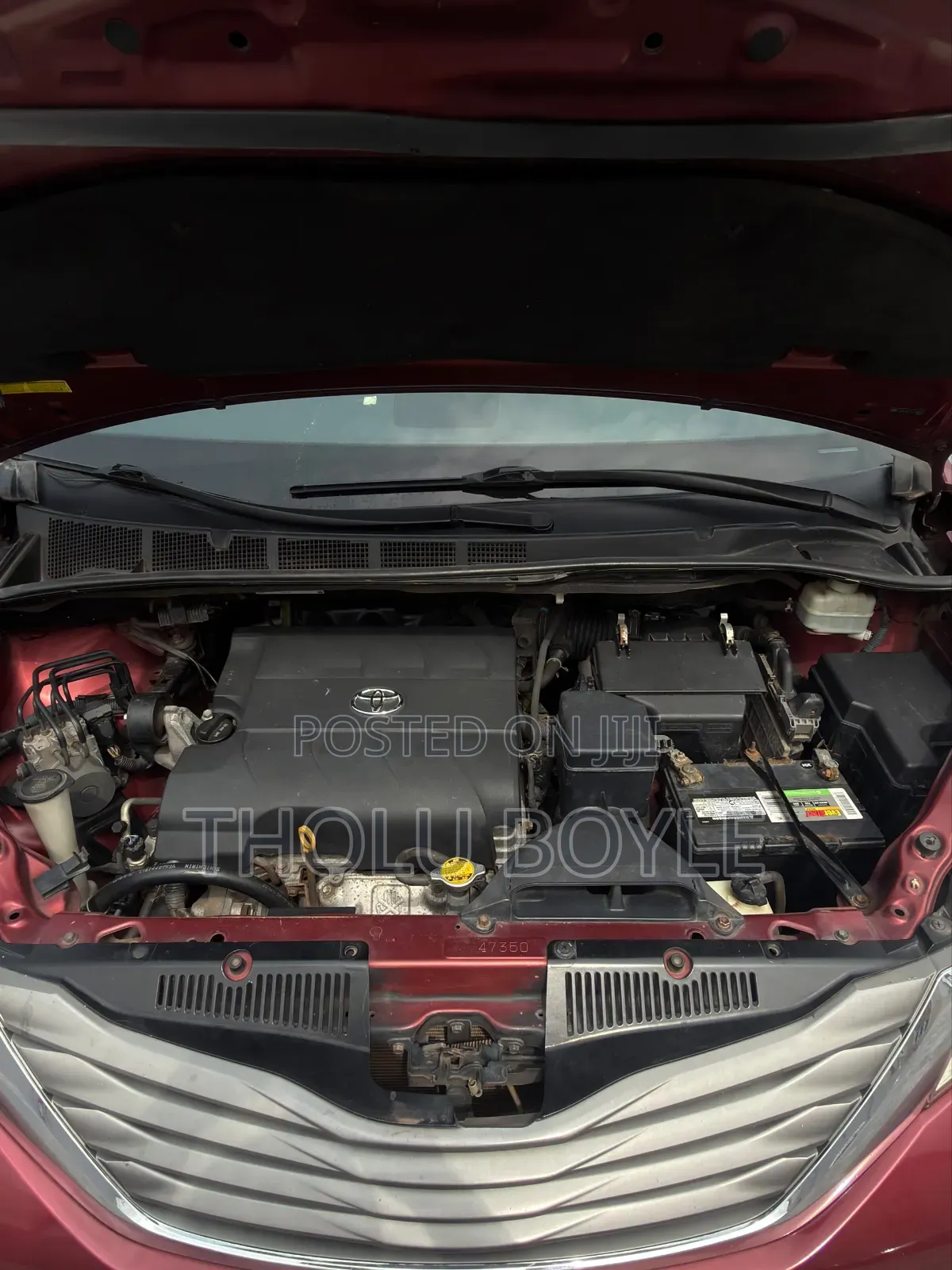 Toyota Sienna 2012 Burgundy