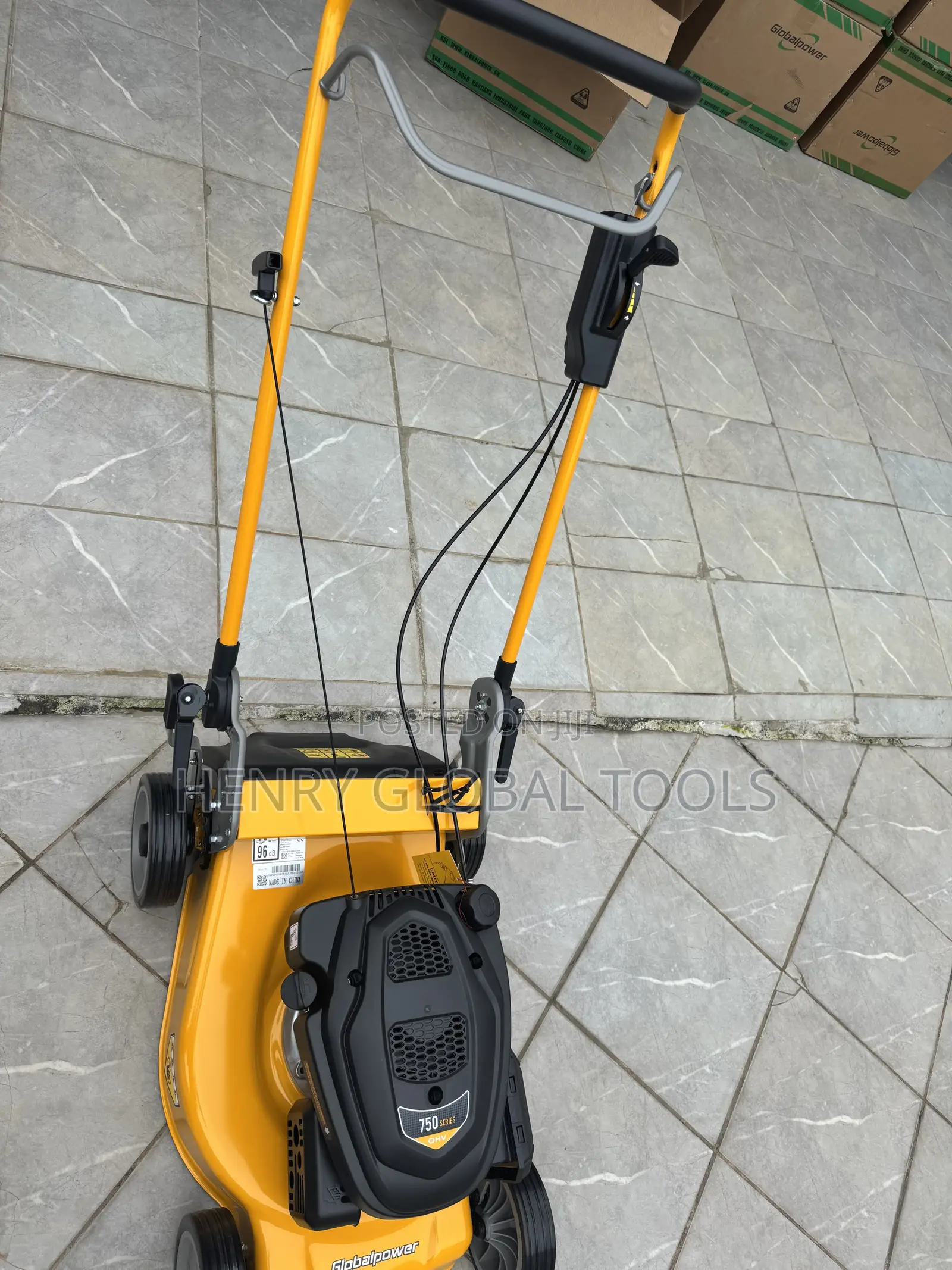 6.0hp 750srs Global Power Gasoline Lawn Mower Machine