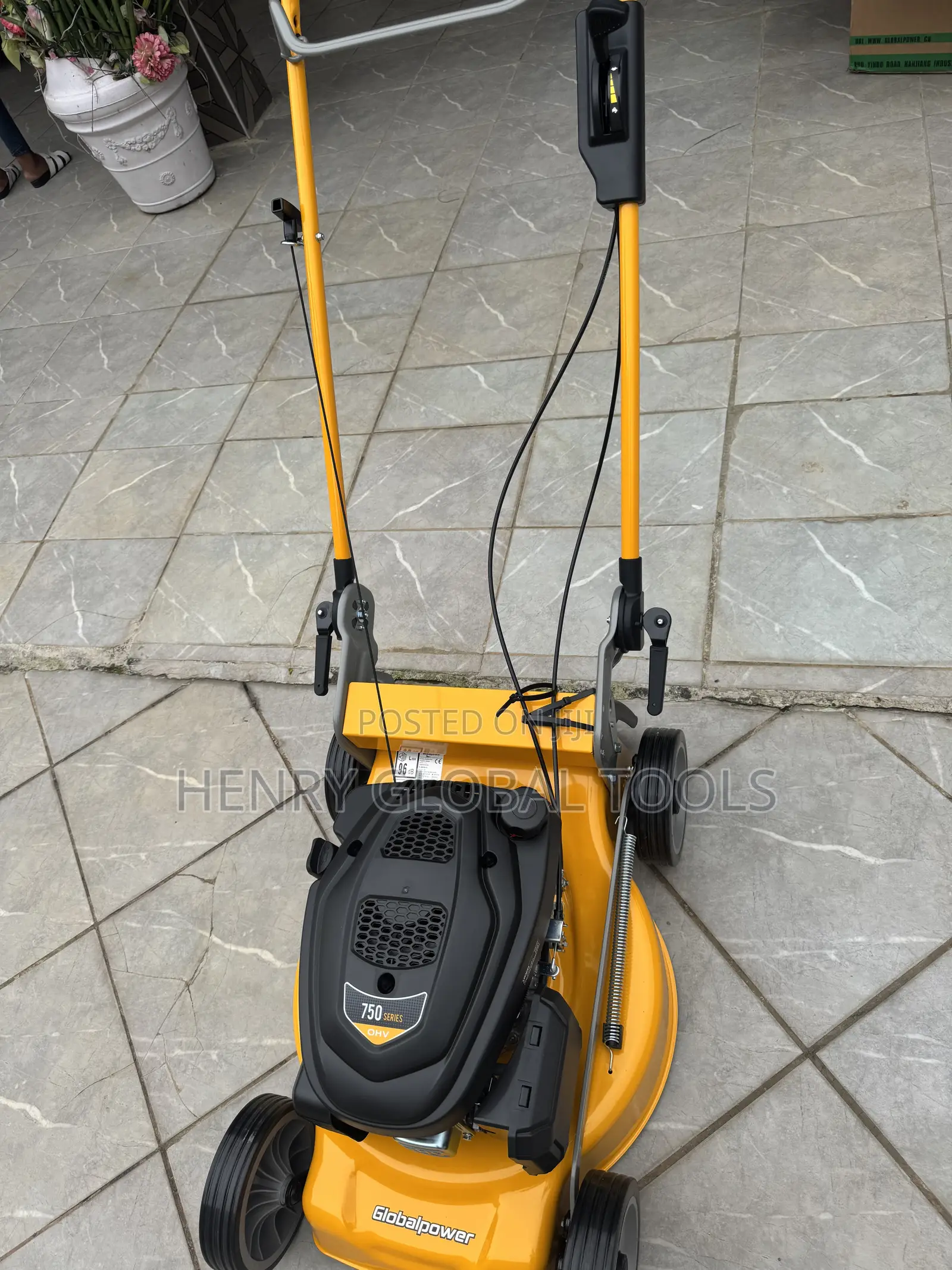 6.0hp 750srs Global Power Gasoline Lawn Mower Machine
