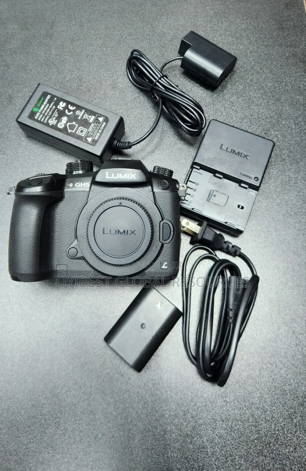 Mint Panasonic Lumix Camera Gh5 +Powerextra Dummy Battery
