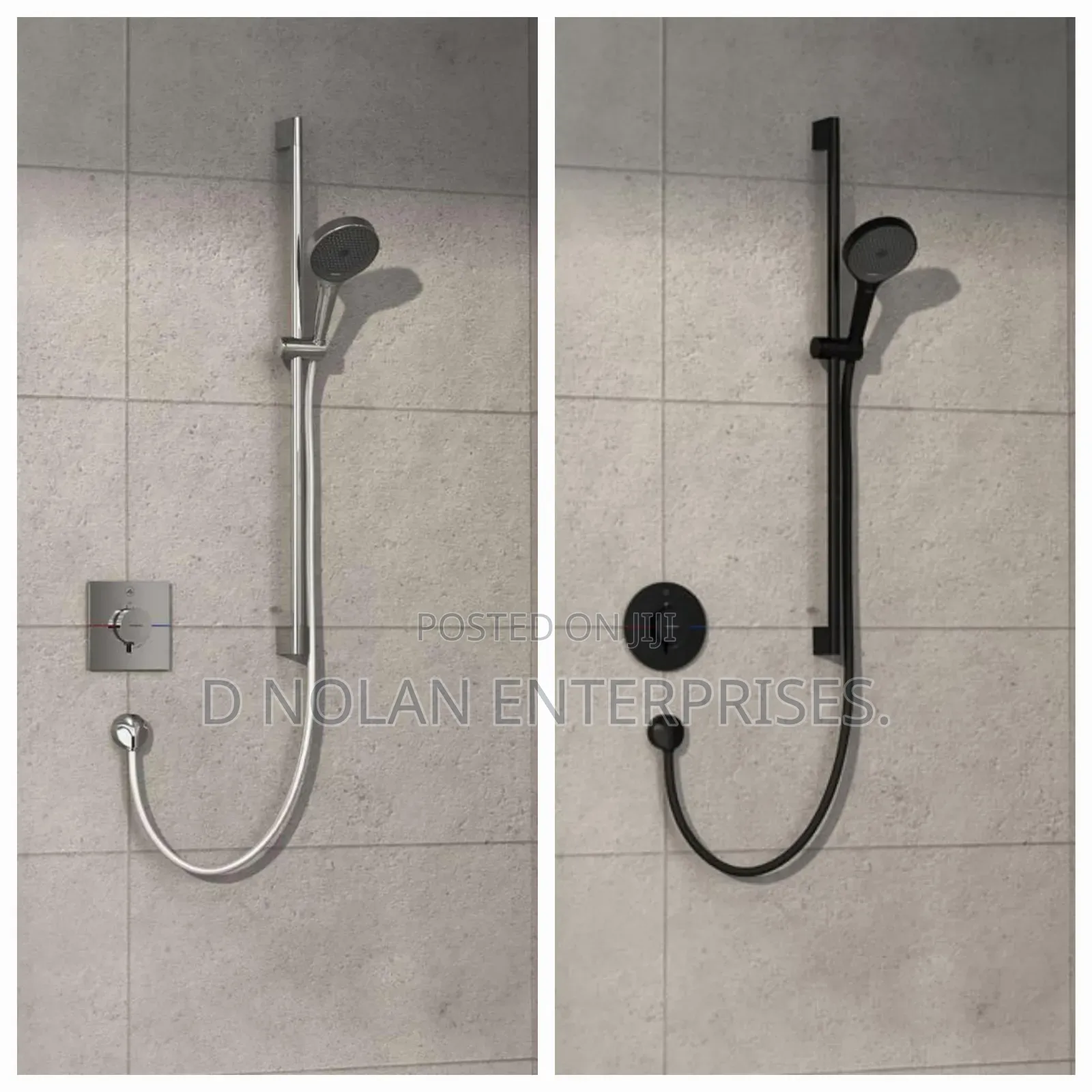 Hansgrohe Concealed Hand Shower Set With Slide Rail