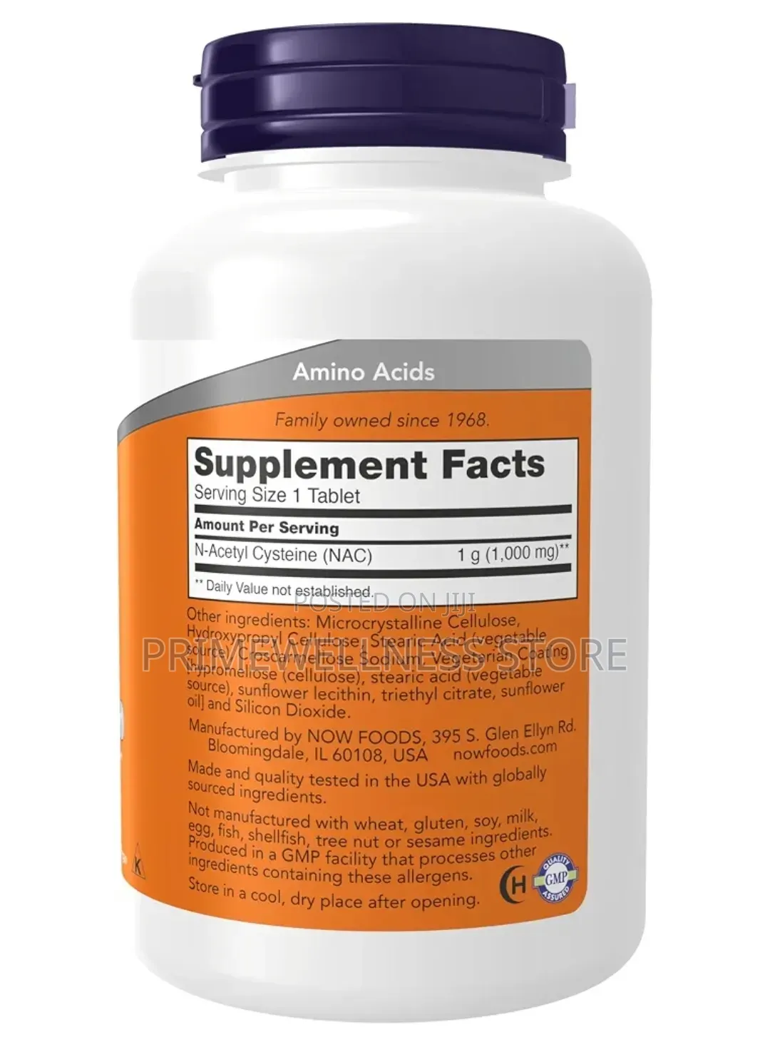 Nac Supplement 1000mg 120 Capsules