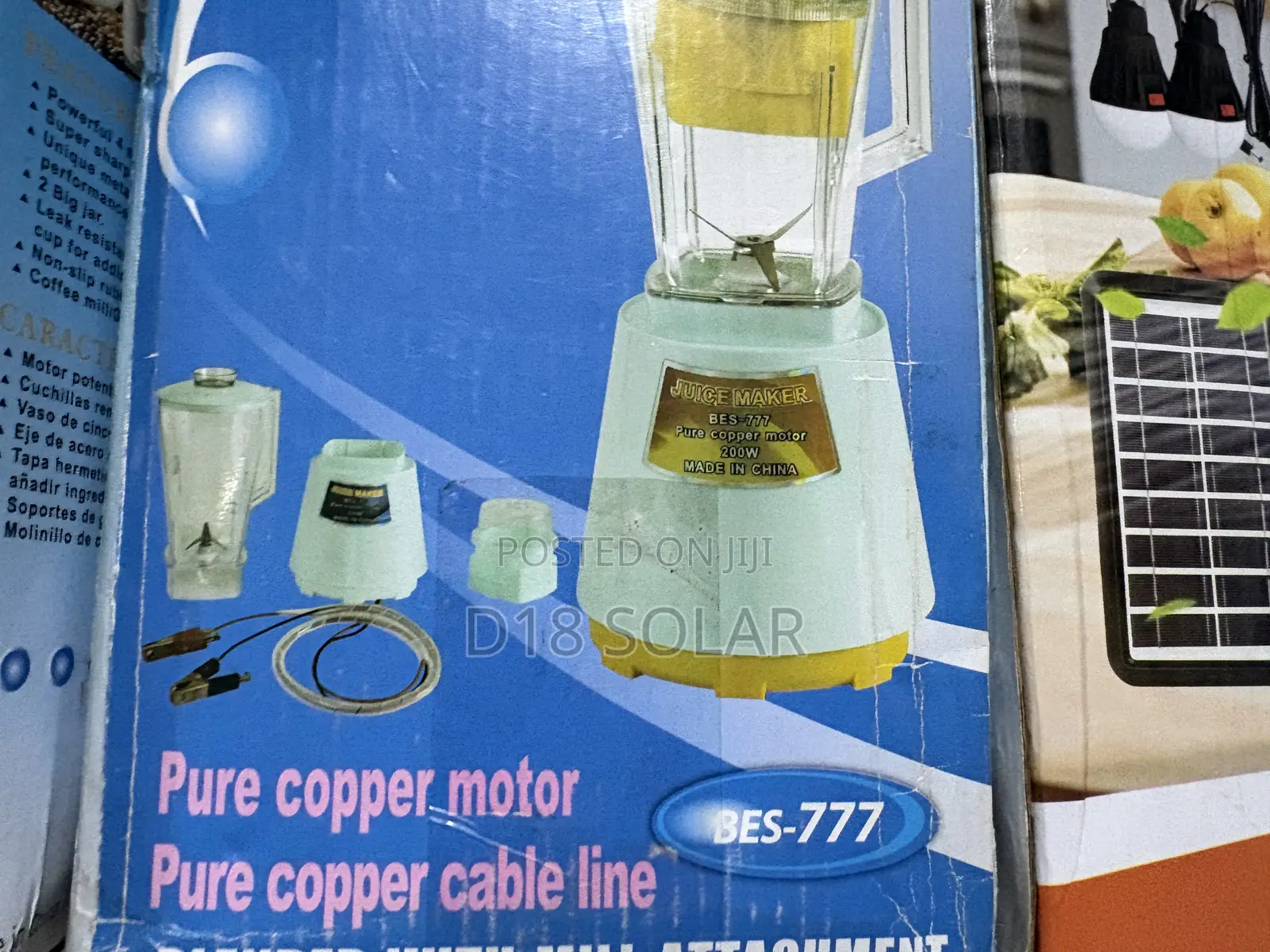 Blender Solar Compatible