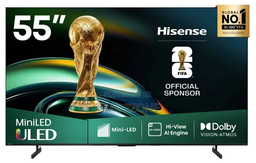Hisense TV ULED 55 Inch U6N Smart
