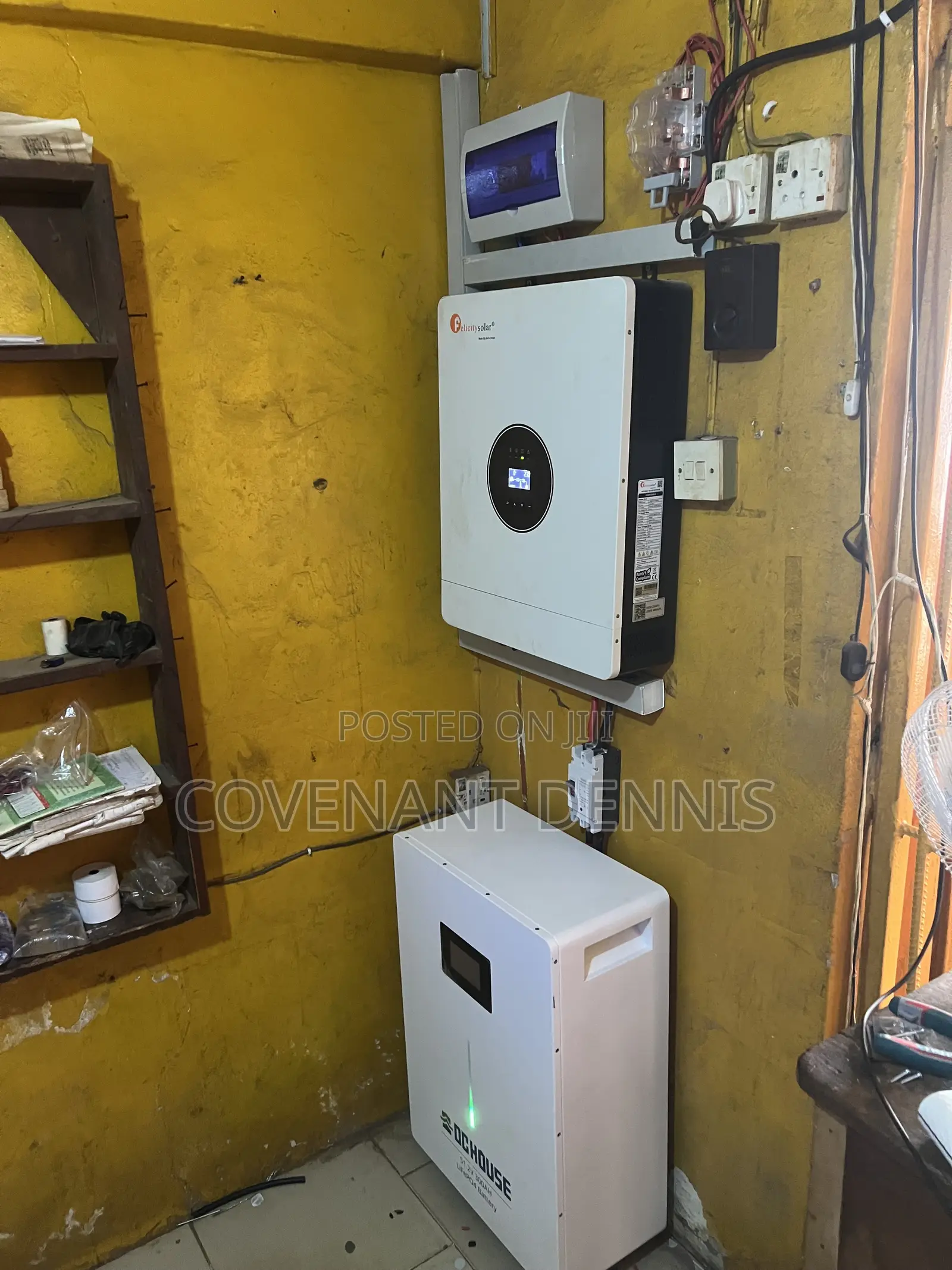 Felicity 12kva Inverter + Eco Worthy 15kwh Lithium Battery Full Set Up